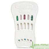 Тест-кассета Наркоскрин NARCOSCREEN, мультипанель для выявления 5 видов наркотиков в слюне (морфин\опиаты\героин, амфетамин, метамфетамин, кокаин, марихуана\каннабиноиды)