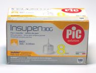  Иглы для шприц-ручек INSUPEN (Инсупен) 30 G х 1/5 (0.30 mm х 8 mm) №100