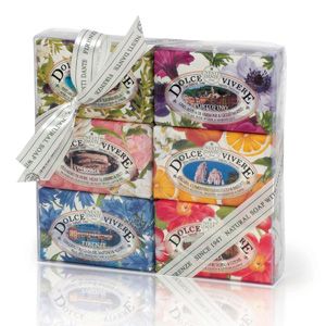 Подарочный набор мыла серия Сладкая жизнь Нести Данте, DOLCE VIVERE GIFT SETS Nesti Dante, 6шт. по 150 гр