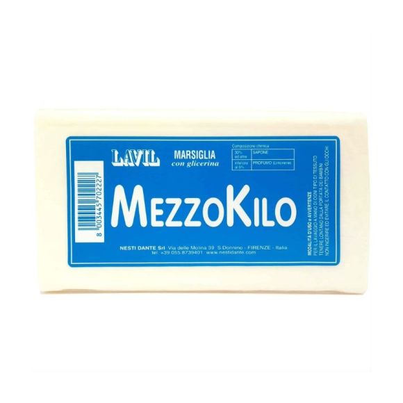Мыло хозяйственное кусковое Лавил Меззокило Нести Данте, LAVIL MEZZOKILO Soap Nesti Dante, 500 гр.