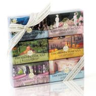 Подарочный набор мыла серия Волнующая Тоскана Нести Данте, EMOZIONI IN TOSCANA GIFT SETS Nesti Dante, 6шт. по 150 гр