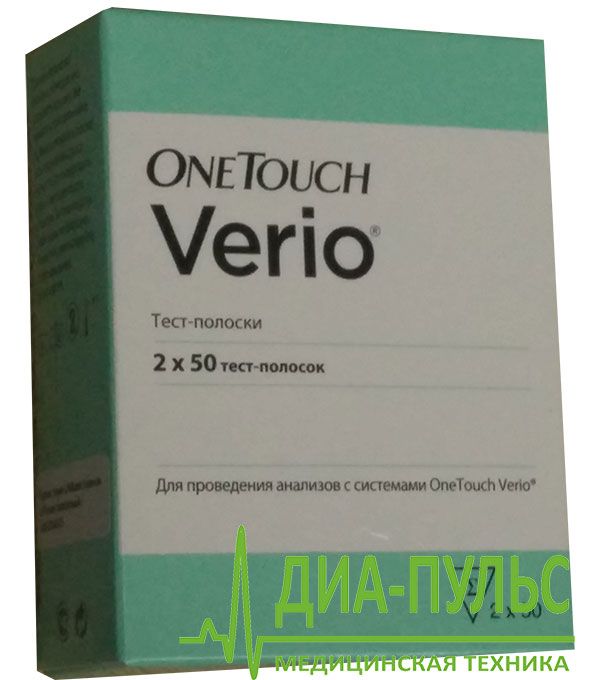 One touch verio полоски 100