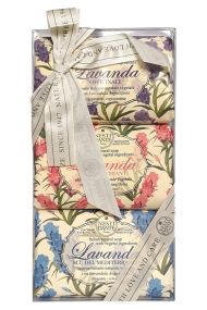 Подарочный набор мыла серия Лаванда Нести Данте, LAVANDA GIFT SETS Nesti Dante, 3шт. по 150 гр