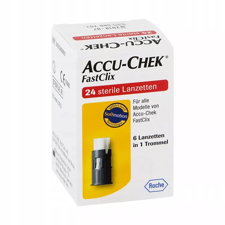Ланцеты Акку-Чек Фасткликс 24 штуки (Accu-Chek Fastclix 24 ), цена 160 ...