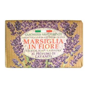 Мыло Лаванда серия Цветущий Марсель Нести Данте, MARSIGLIA IN FIORE Lavender Soap Nesti Dante, 125 гр.