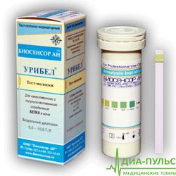 Тест-полоски для определения белка в моче Урибел