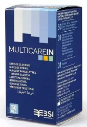 Тест-полоски multiCare-in (МультиКэйр-ин) на глюкозу № 50