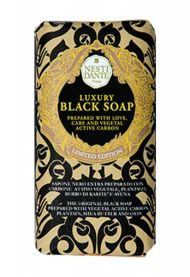 Мыло Черное Шикарная серия Нести Данте, Luxury Black Soap Nesti Dante, 250 гр.