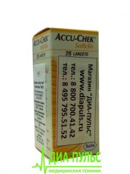 Ланцеты Акку-Чек Софткликс (Accu-Chek Softclix) 25 или 200 штук в упаковке