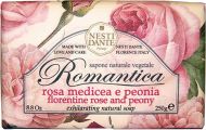 Мыло Флорентийская Роза и Пион серия Романтика Нести Данте, ROMANTICA Rosa medicea e peonia florentine rose and peony Soap Nesti Dante, 250 гр.