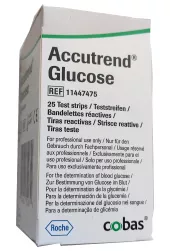 Тест-полоски Accutrend Glucose (Аккутренд  Глюкоза) №25
