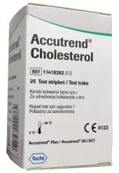 Тест-полоски Accutrend Cholesterol (Аккутренд Холестерин) №25