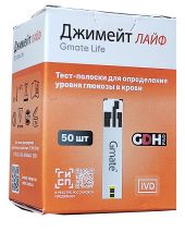 Тест-полоски Gmate Life 50шт (Джимейт лайф 50шт) 