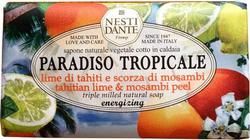 Мыло Лайм и Мангустин серия Тропический рай Нести Данте, PARADISO TROPICALE Tahitian lime and mosambi peel Soap Nesti Dante, 250 гр.