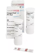 Тест-полоски CoaguChek XS 48 (2x24 штуки) (2 упаковки) (Коагучек Икс Эс)