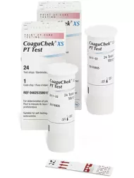 Тест-полоски CoaguChek XS 48 (2x24 штуки) (2 упаковки) (Коагучек Икс Эс)