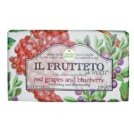 Мыло Красный виноград и голубика Фруктовая серия Нести Данте, IL FRUTETTO Red grapes and Blueberry Soap Nesti Dante, 250 гр.