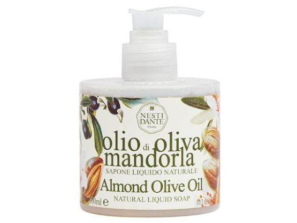 Мыло жидкое для рук с миндалем и оливковым маслом Нести Данте, NATURAL LIQUID SOAP Almond Olive Oil Nesti Dante, 300 мл
