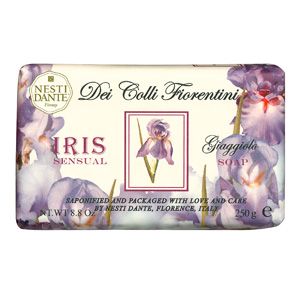 Мыло Ирис Цветочная серия Нести Данте, DEI COLLI FLORENTINI Sensual Iris Soap Nesti Dante, 250 гр.