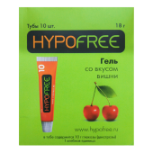 Гель ГИПОФРИ Hypofree ВИШНЯ, 1ХЕ в тубе, 10 шт.