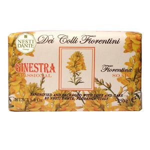 Мыло Дрок Цветочная серия Нести Данте, DEI COLLI FLORENTINI Passional Broom Soap Nesti Dante, 250 гр.
