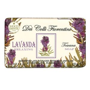 Мыло Лаванда Цветочная серия Нести Данте, DEI COLLI FLORENTINI Tuscan Lavender Soap Nesti Dante, 250 гр.