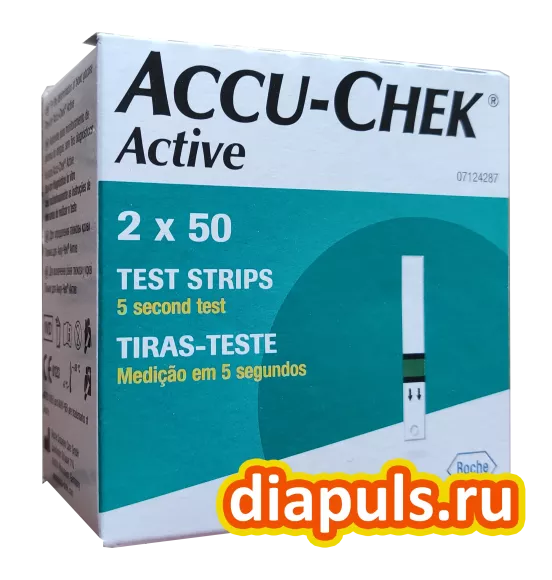 Тест-полоски Accu-Chek Active № 100 (Акку-чек Актив  № 100)