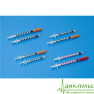 Инсулиновые шприцы одноразовые Becton Dickinson Микро-Файн Плюс 0.5мл U-100 инсулиновый 29G 100шт (0.5мл 0.33 мм (29G) х 12.7мм)