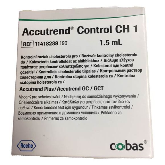 Accutrend Control CH 1 Контрольный раствор Аккутренд Контроль Холестерин