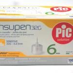  Иглы INSUPEN 32 G х 1/4 (0.23 mm х 6 mm) № 100