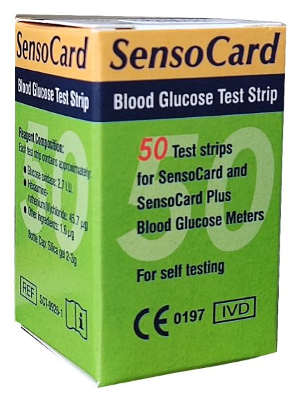 Тест-полоски Сенсокард (SensoCard) n25, n50